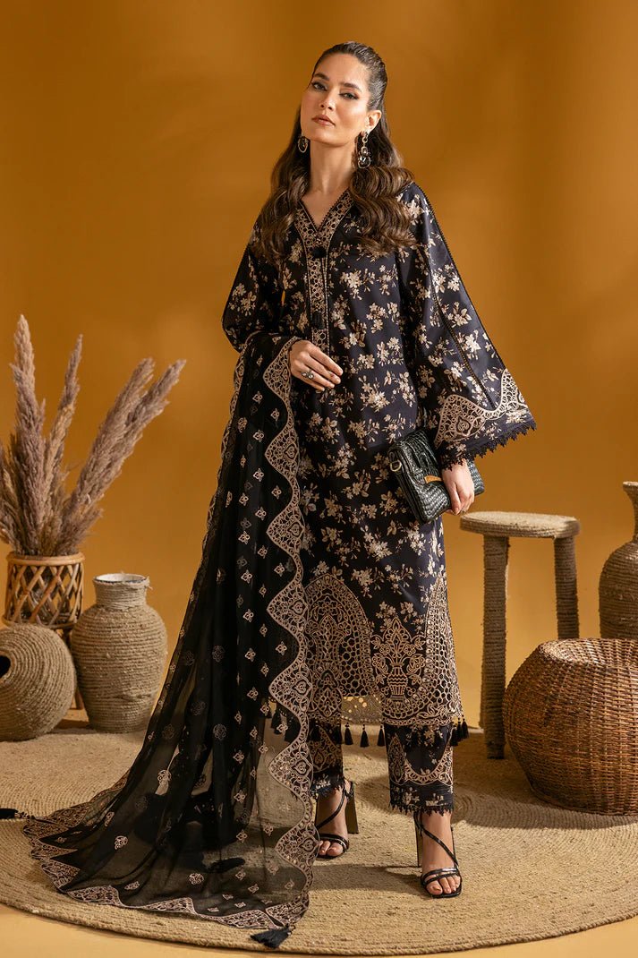 Alizeh | Maahi Embroidered Lawn | Tara - Pakistani Clothes - Hoorain Designer Wear