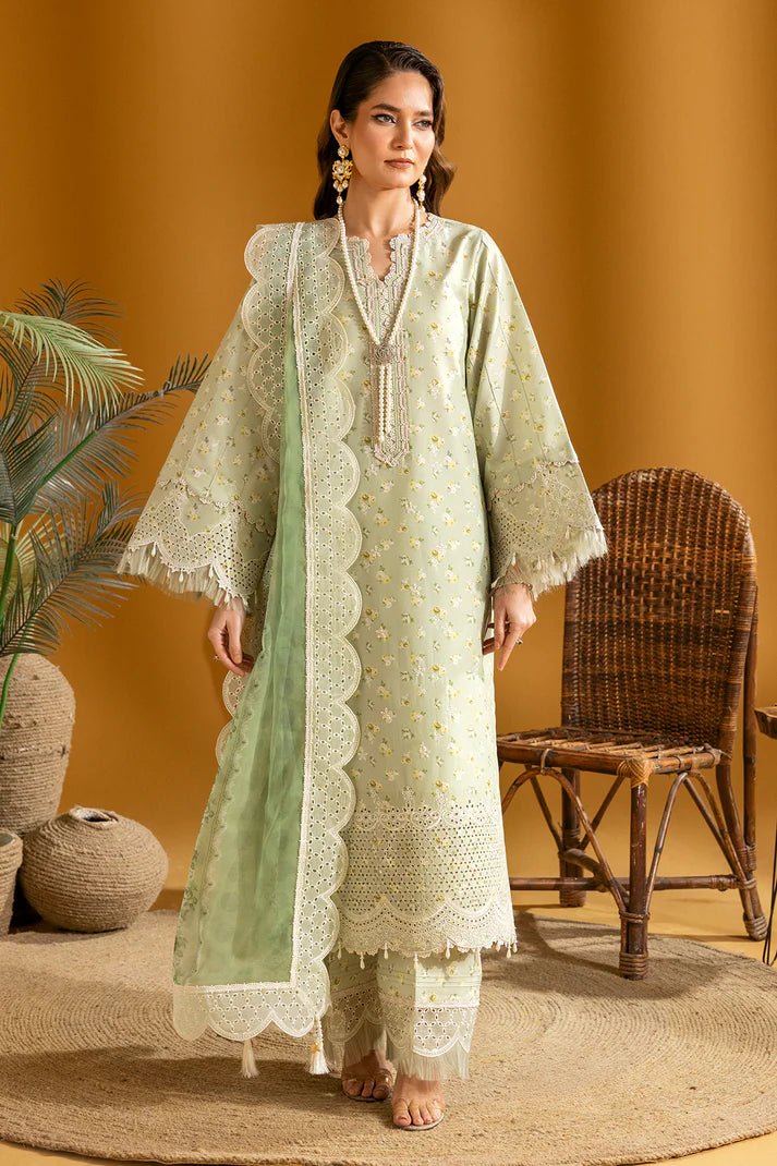 Alizeh | Maahi Embroidered Lawn | Ziva - Pakistani Clothes - Hoorain Designer Wear