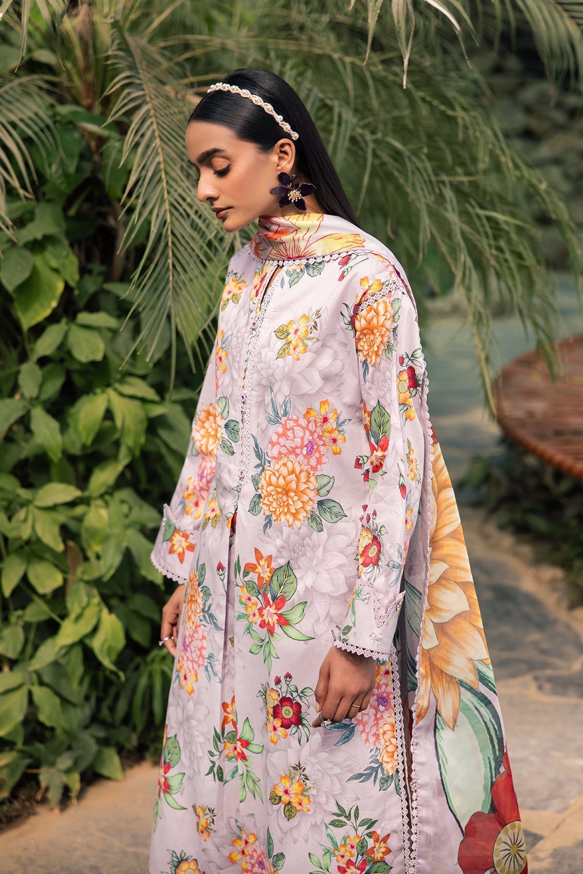 Alizeh | Sheen Lawn Prints 24 | FIONA - Pakistani Clothes - Hoorain Designer Wear