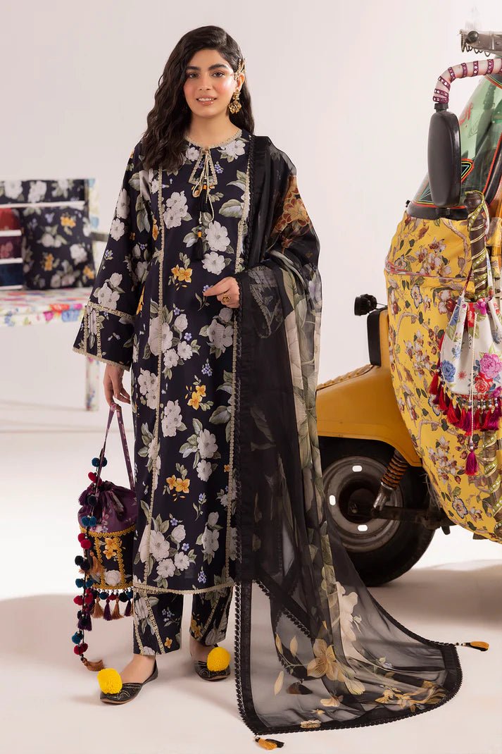 Alizeh | Sheen Lawn Prints 24 | Flora - Pakistani Clothes - Hoorain Designer Wear