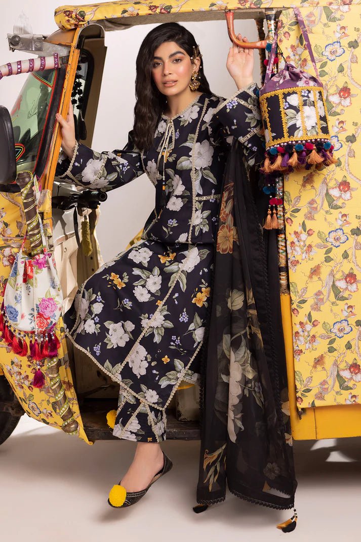 Alizeh | Sheen Lawn Prints 24 | Flora - Pakistani Clothes - Hoorain Designer Wear