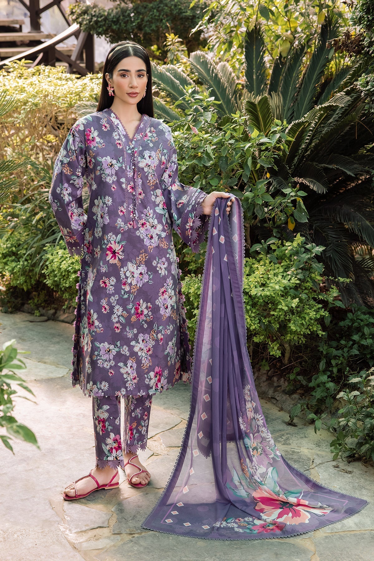 Alizeh | Sheen Lawn Prints 24 | INDIGO - Pakistani Clothes - Hoorain Designer Wear