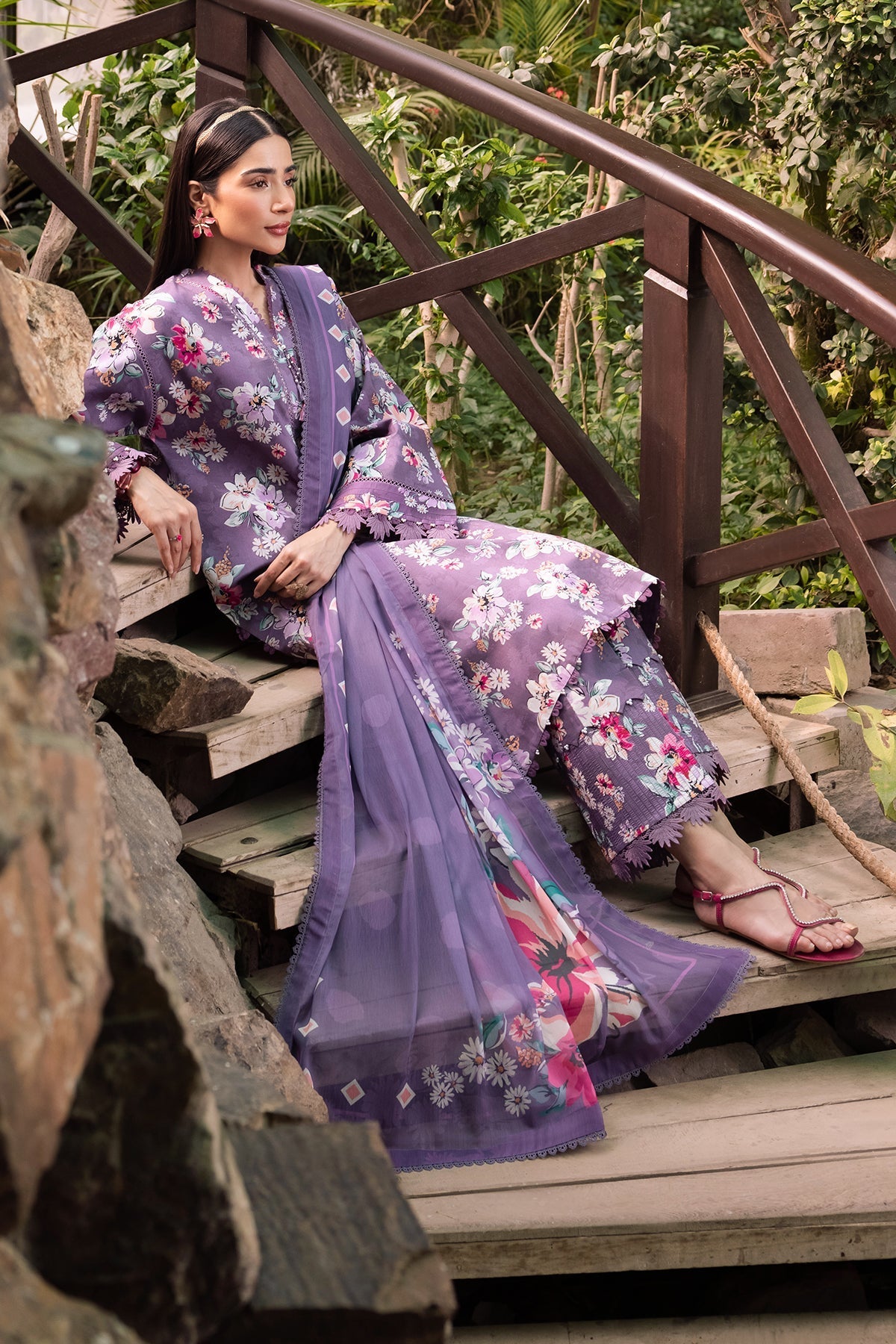 Alizeh | Sheen Lawn Prints 24 | INDIGO - Pakistani Clothes - Hoorain Designer Wear