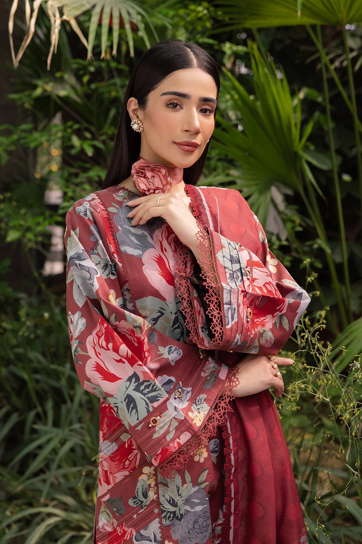 Alizeh | Sheen Lawn Prints 24 | PETUNIA - Pakistani Clothes - Hoorain Designer Wear