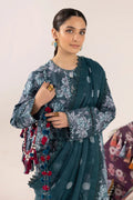 Alizeh | Sheen Lawn Prints 24 | Sea Mist - Pakistani Clothes - Hoorain Designer Wear