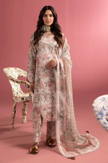 Alizeh | Sheen Lawn Prints 24 | Sunset Blush - Pakistani Clothes - Hoorain Designer Wear