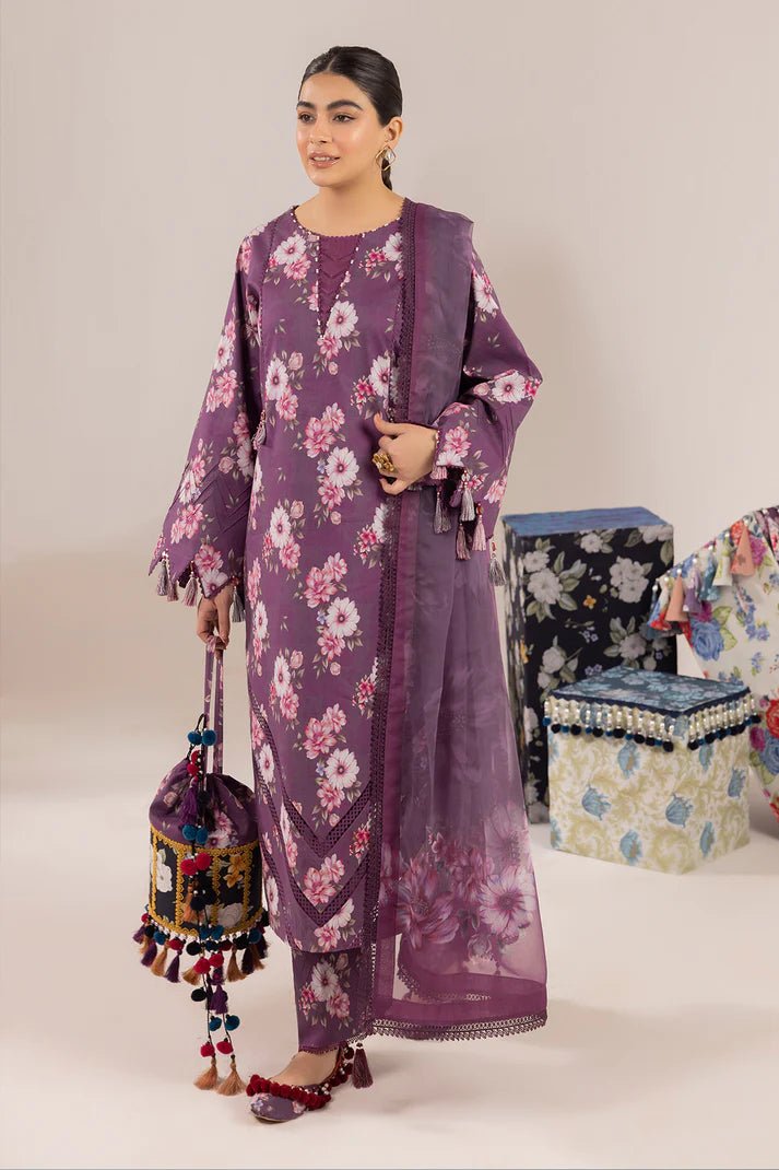 Alizeh | Sheen Lawn Prints 24 | Tulipa - Pakistani Clothes - Hoorain Designer Wear