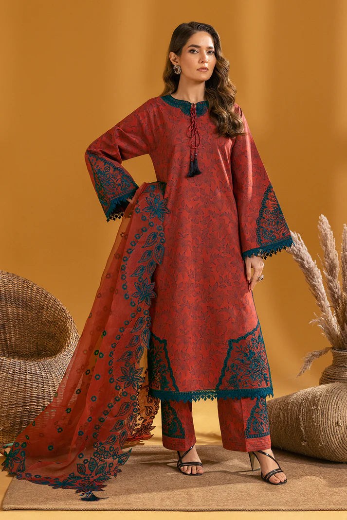 Alizeh | Maahi Embroidered Lawn | Mira - Hoorain Designer Wear - Pakistani Ladies Branded Stitched Clothes in United Kingdom, United states, CA and Australia