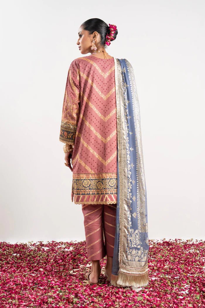 Alkaram | Festive Collection | FC - W - 18F - 23 - 3 - Pink - Pakistani Clothes - Hoorain Designer Wear