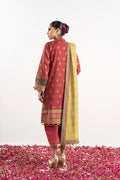 Alkaram | Festive Collection | FC - W - 19G - 23 - 3 - Red - Pakistani Clothes - Hoorain Designer Wear