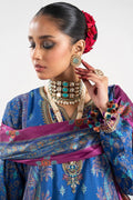 Alkaram | Festive Collection | FC - W - 22H - 23 - 3 - Royal Blue - Pakistani Clothes - Hoorain Designer Wear