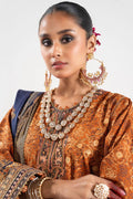 Alkaram | Festive Collection | FC - W - 27J - 23 - 3 - Orange - Pakistani Clothes - Hoorain Designer Wear