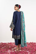 Alkaram | Festive Collection | FC - W - 29K - 23 - 3 - Dark Blue - Pakistani Clothes - Hoorain Designer Wear