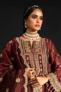 Alkaram | Heavy Formals 24 | HF - 02 - 24 - Maroon - Pakistani Clothes - Hoorain Designer Wear