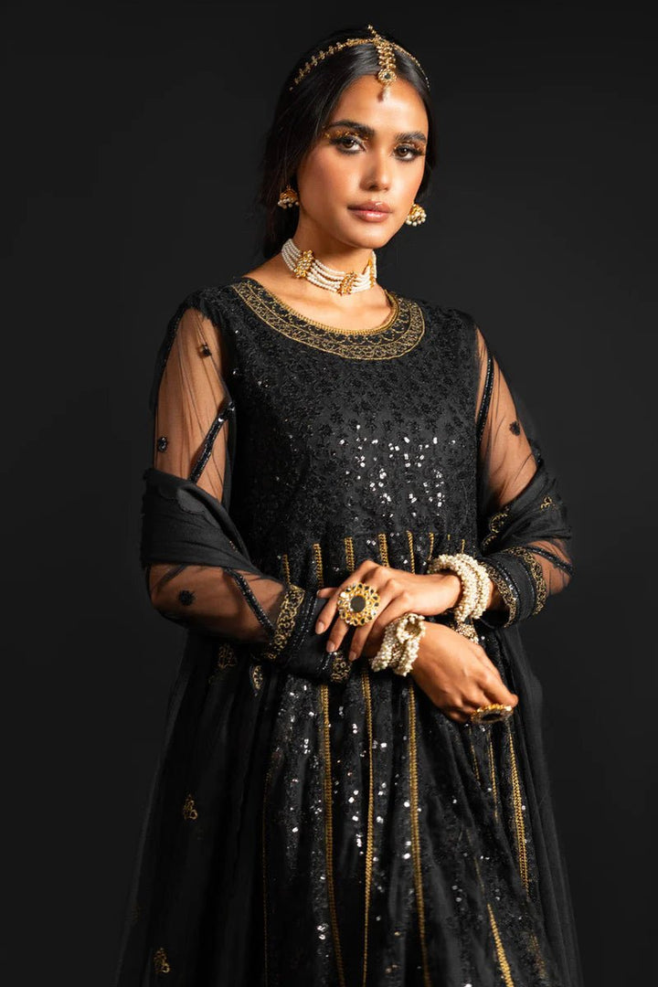 Alkaram | Heavy Formals 24 | HF - 10 - 24 - Black - Pakistani Clothes - Hoorain Designer Wear