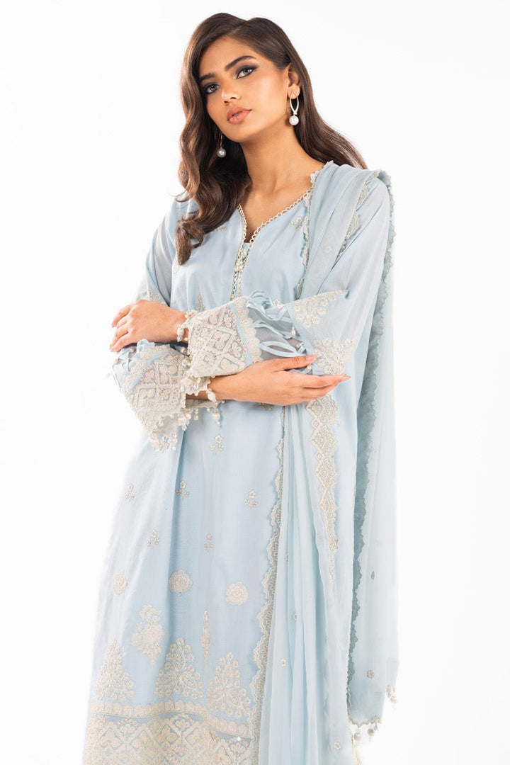 Alkaram | Luxury Lawn 24 | EC - 08 - 24 - Pakistani Clothes - Hoorain Designer Wear