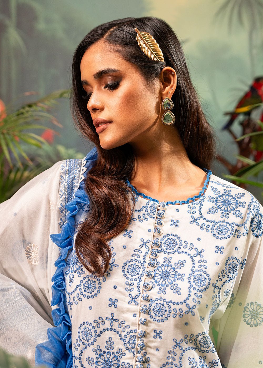 Alkaram | Luxury Lawn 24 | EC - 11 - 24 - Pakistani Clothes - Hoorain Designer Wear