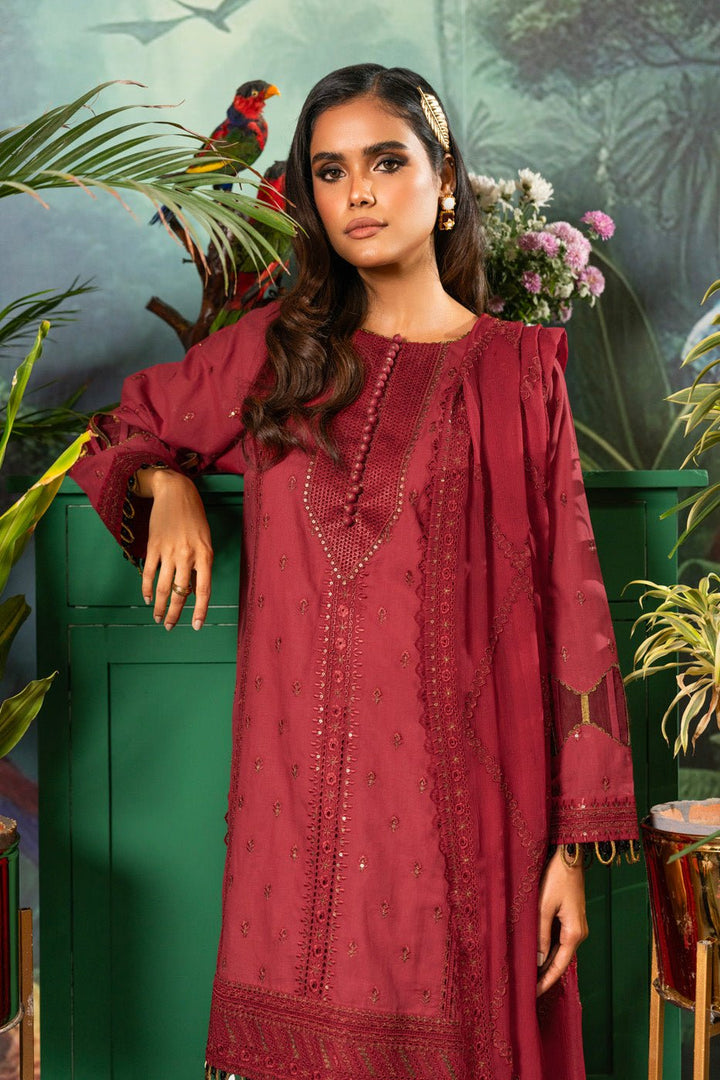 Alkaram | Luxury Lawn 24 | EC - 12 - 24 - Pakistani Clothes - Hoorain Designer Wear