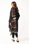 Alkaram | Shawl Collection | Black - Pakistani Clothes - Hoorain Designer Wear