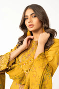 Alkaram | Shawl Collection | Mustard - Pakistani Clothes - Hoorain Designer Wear