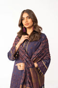 Alkaram | Shawl Collection | Purple - Pakistani Clothes - Hoorain Designer Wear