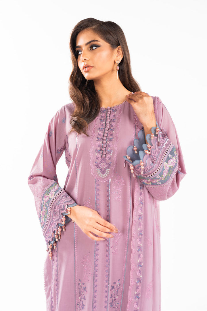 Alkaram | Luxury Lawn 24 | EC-05-24 - Hoorain Designer Wear - Pakistani Designer Clothes for women, in United Kingdom, United states, CA and Australia