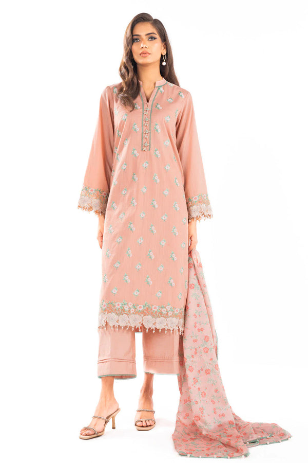 Alkaram | Luxury Lawn 24 | EC-19-24 - Hoorain Designer Wear - Pakistani Ladies Branded Stitched Clothes in United Kingdom, United states, CA and Australia