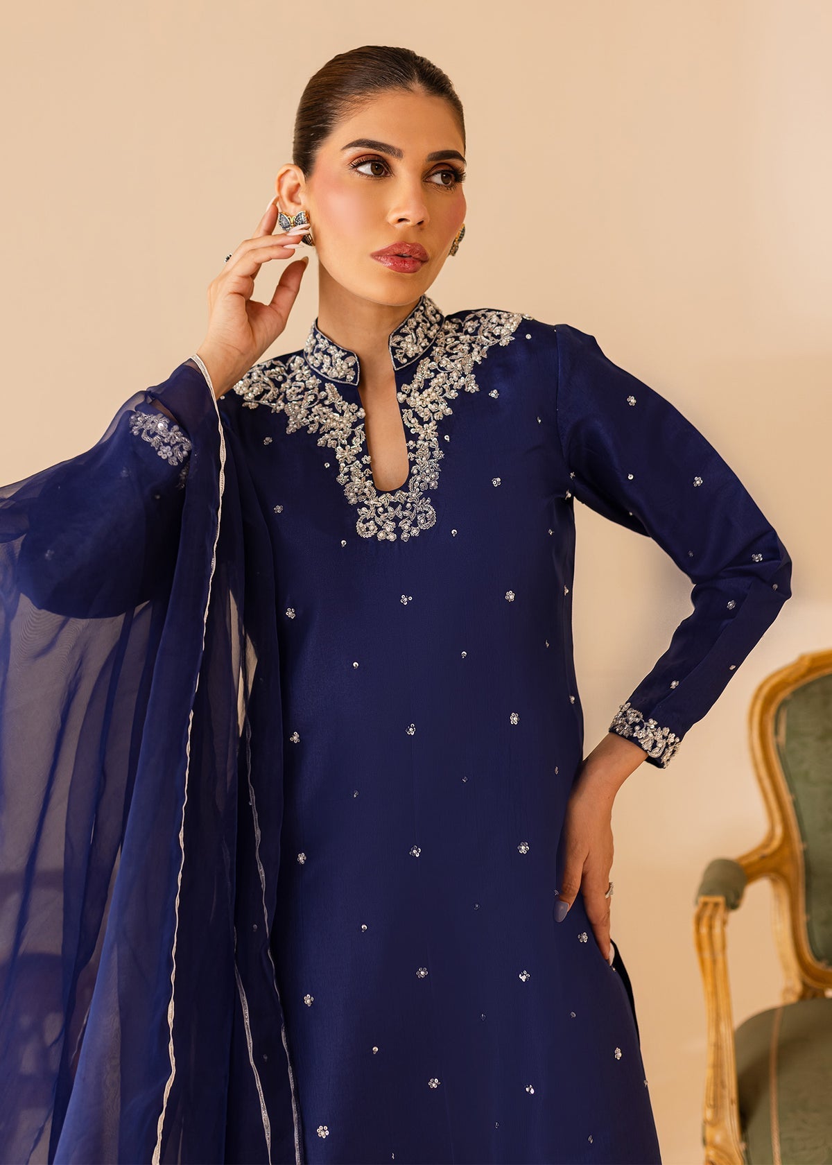 Allure | Maya Formals | ELIZA - Pakistani Clothes - Hoorain Designer Wear