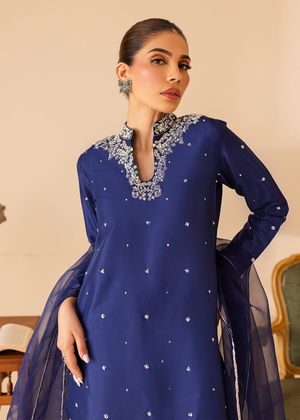 Allure | Maya Formals | ELIZA - Pakistani Clothes - Hoorain Designer Wear