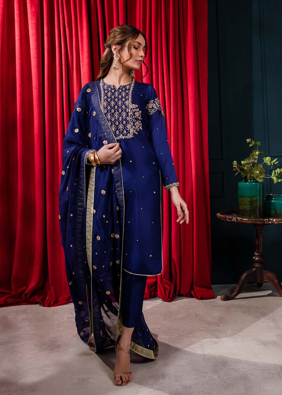 Allure | Midnight Dream Formals | DIANA - Pakistani Clothes - Hoorain Designer Wear