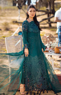 Alzohaib | Mahiymaan Luxury Lawn | MLL - Evergreen Enchantment - Pakistani Clothes - Hoorain Designer Wear