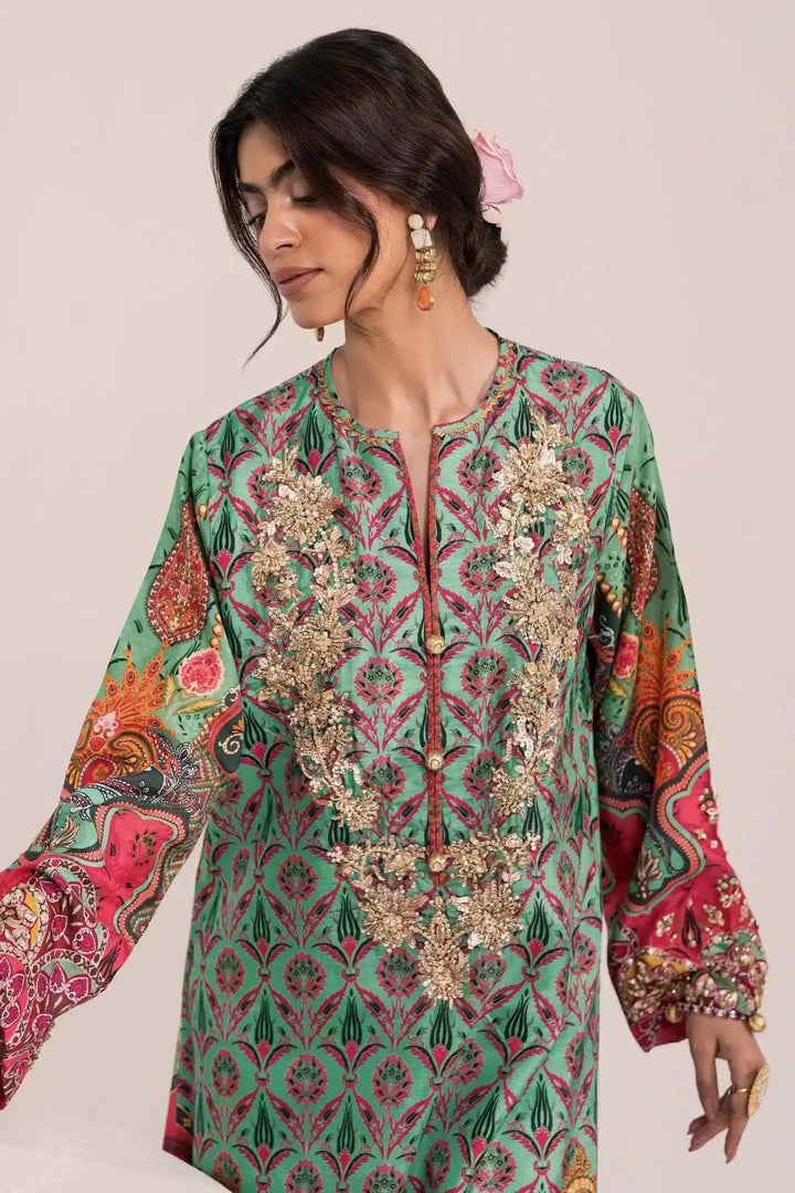 Ammara Khan | Kaftans 23 | CLASSIC MELODY (D - 02) - Pakistani Clothes - Hoorain Designer Wear