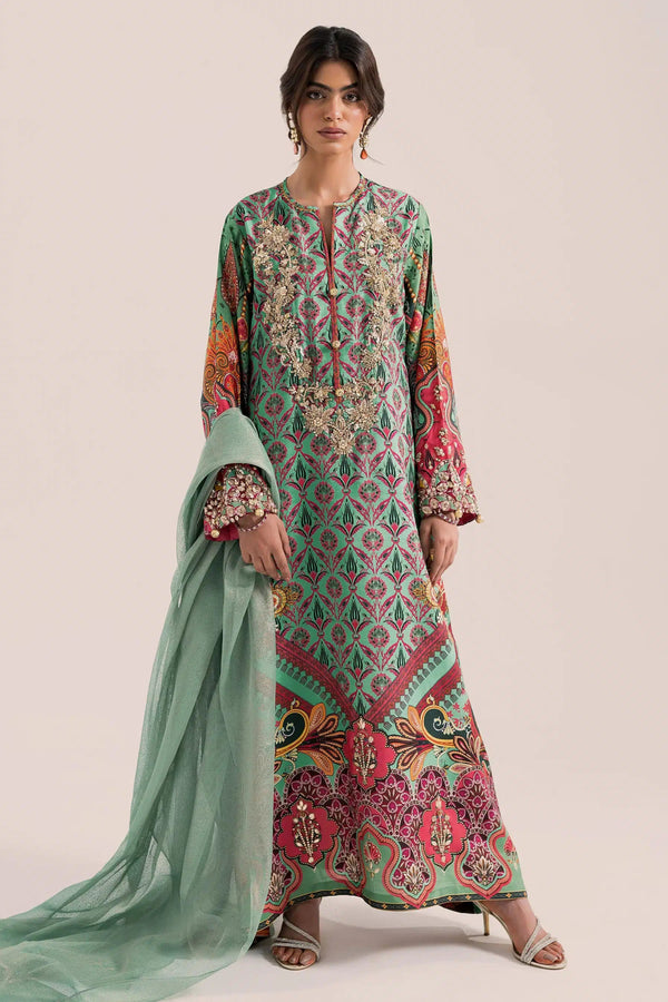 Ammara Khan | Kaftans 23 | CLASSIC MELODY (D - 02) - Pakistani Clothes - Hoorain Designer Wear