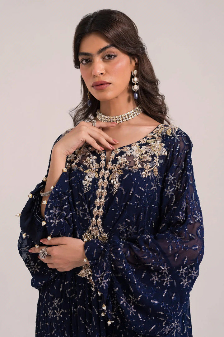 Ammara Khan | Kaftans 23 | KAFTAN GLAMOUR (D - 08) - Pakistani Clothes - Hoorain Designer Wear