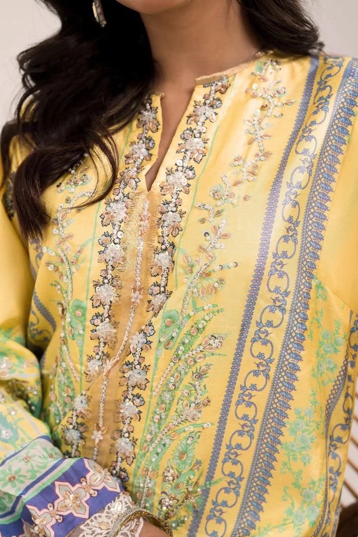 Ammara Khan | Kaftans 23 | SUMMER DREAM (D - 01) - Pakistani Clothes - Hoorain Designer Wear