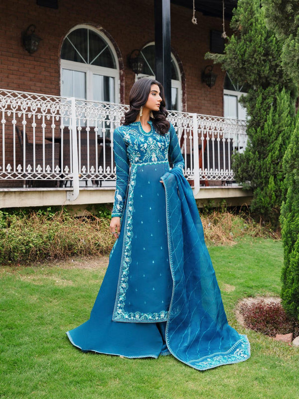 Amroz Atelier | Aerien Formals | Ciel - Pakistani Clothes - Hoorain Designer Wear