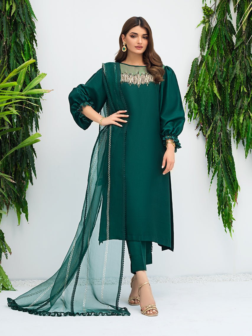 Anam Akhlaq | Festive Collection | D - 08 - Pakistani Clothes - Hoorain Designer Wear