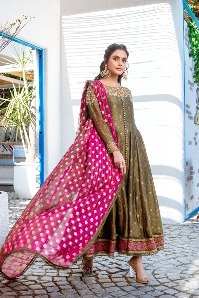 Anam Akhlaq | Festive Collection | D - 11 - Pakistani Clothes - Hoorain Designer Wear