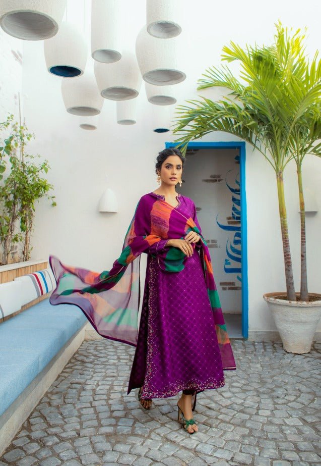 Anam Akhlaq | Festive Collection | D - 14 - Pakistani Clothes - Hoorain Designer Wear