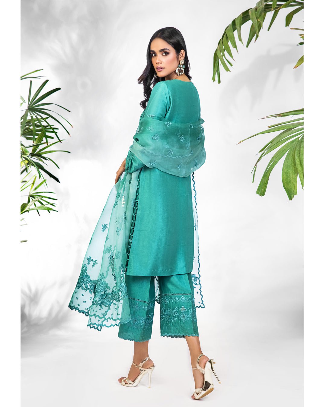 Anam Akhlaq | Festive Collection | D - 24 - Pakistani Clothes - Hoorain Designer Wear