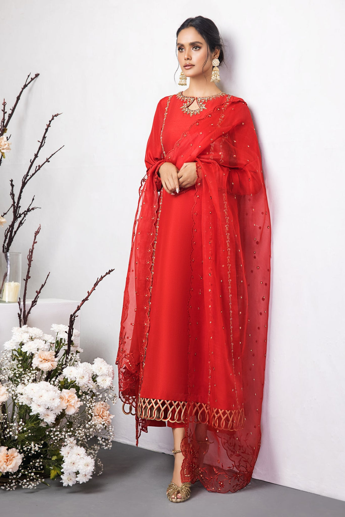 Anam Akhlaq | Festive Collection | D - 26 - Pakistani Clothes - Hoorain Designer Wear