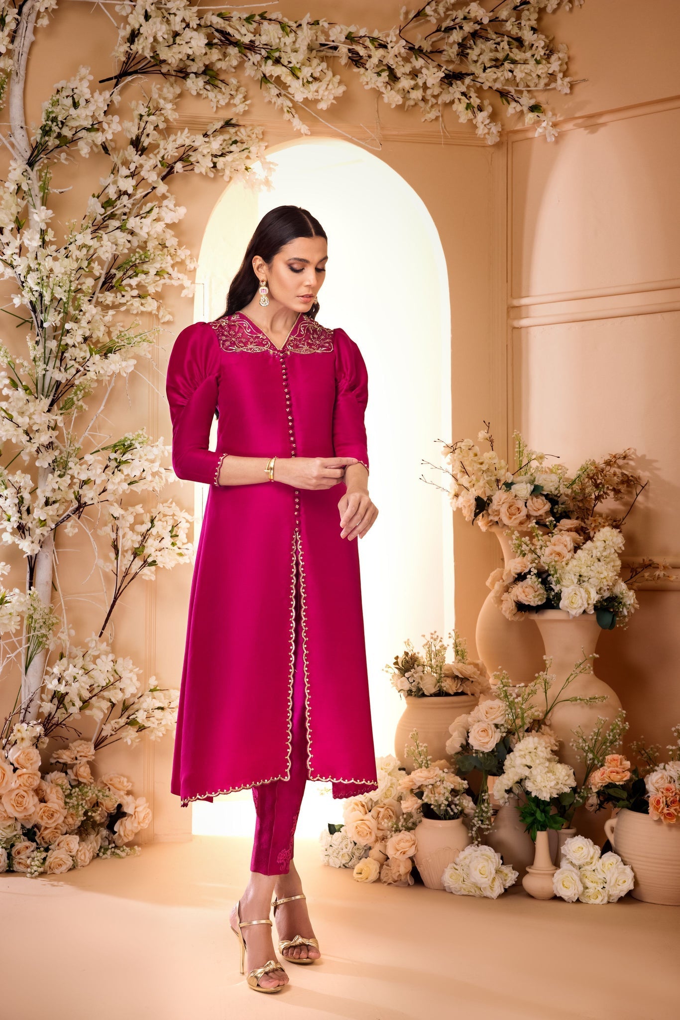 Anam Akhlaq | Festive Collection | D - 31 - Pakistani Clothes - Hoorain Designer Wear