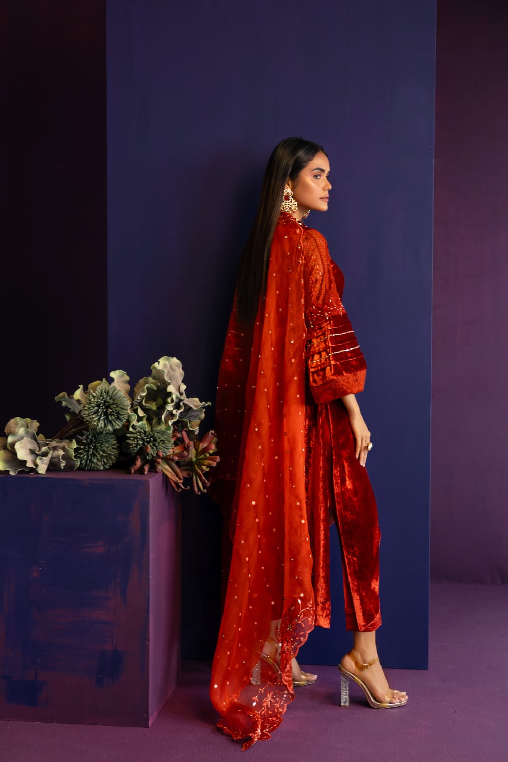 Anam Akhlaq | Festive Collection | D - 41 - Pakistani Clothes - Hoorain Designer Wear