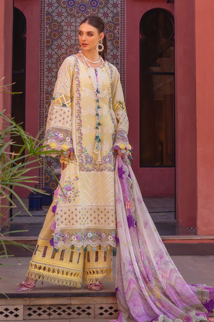 Annus Abrar | Neroli Luxury Lawn | AMAYA - Pakistani Clothes - Hoorain Designer Wear