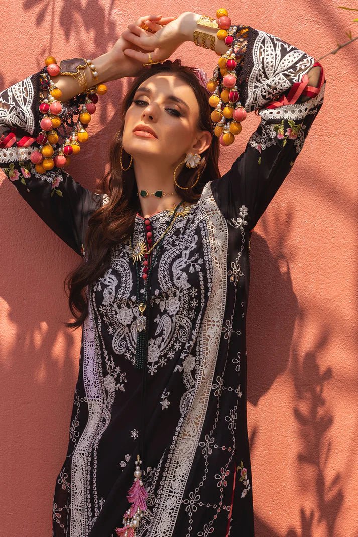 Annus Abrar | Neroli Luxury Lawn | Ayla - Pakistani Clothes - Hoorain Designer Wear