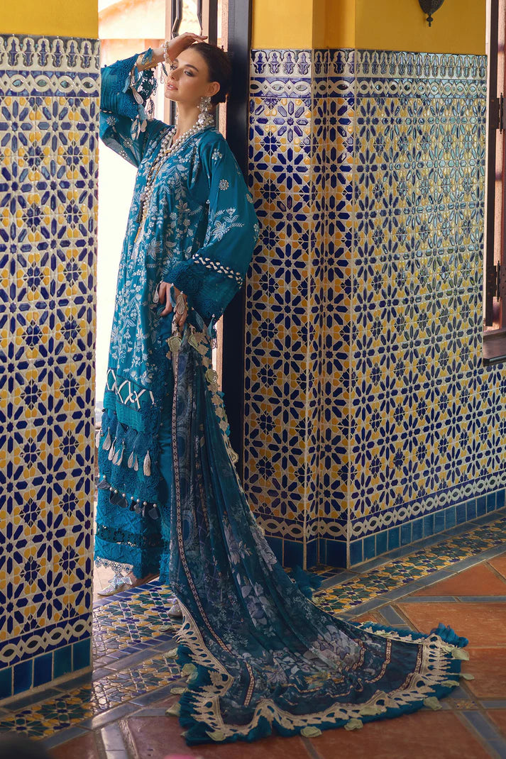 Annus Abrar | Neroli Luxury Lawn | Riba - Hoorain Designer Wear - Pakistani Ladies Branded Stitched Clothes in United Kingdom, United states, CA and Australia