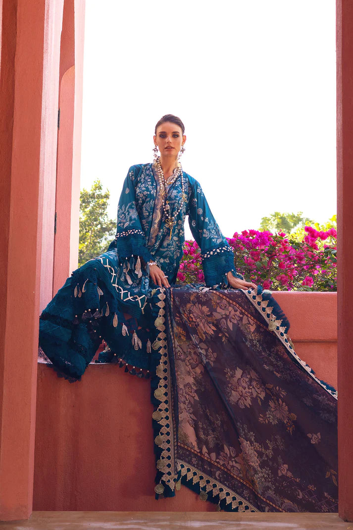 Annus Abrar | Neroli Luxury Lawn | Riba - Hoorain Designer Wear - Pakistani Ladies Branded Stitched Clothes in United Kingdom, United states, CA and Australia
