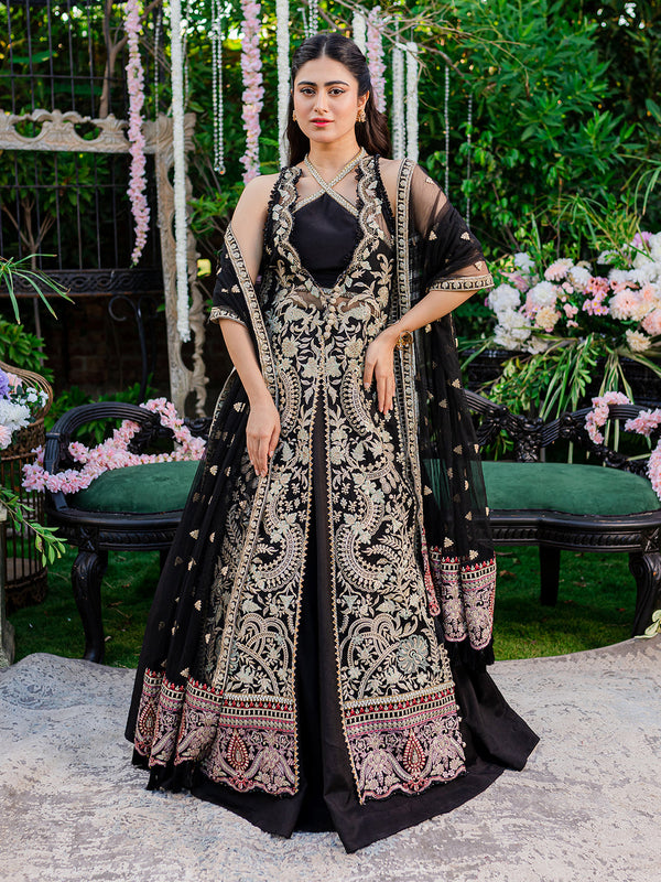 Izel | Heeriye Festive Collection |Surmaya - Hoorain Designer Wear - Pakistani Ladies Branded Stitched Clothes in United Kingdom, United states, CA and Australia