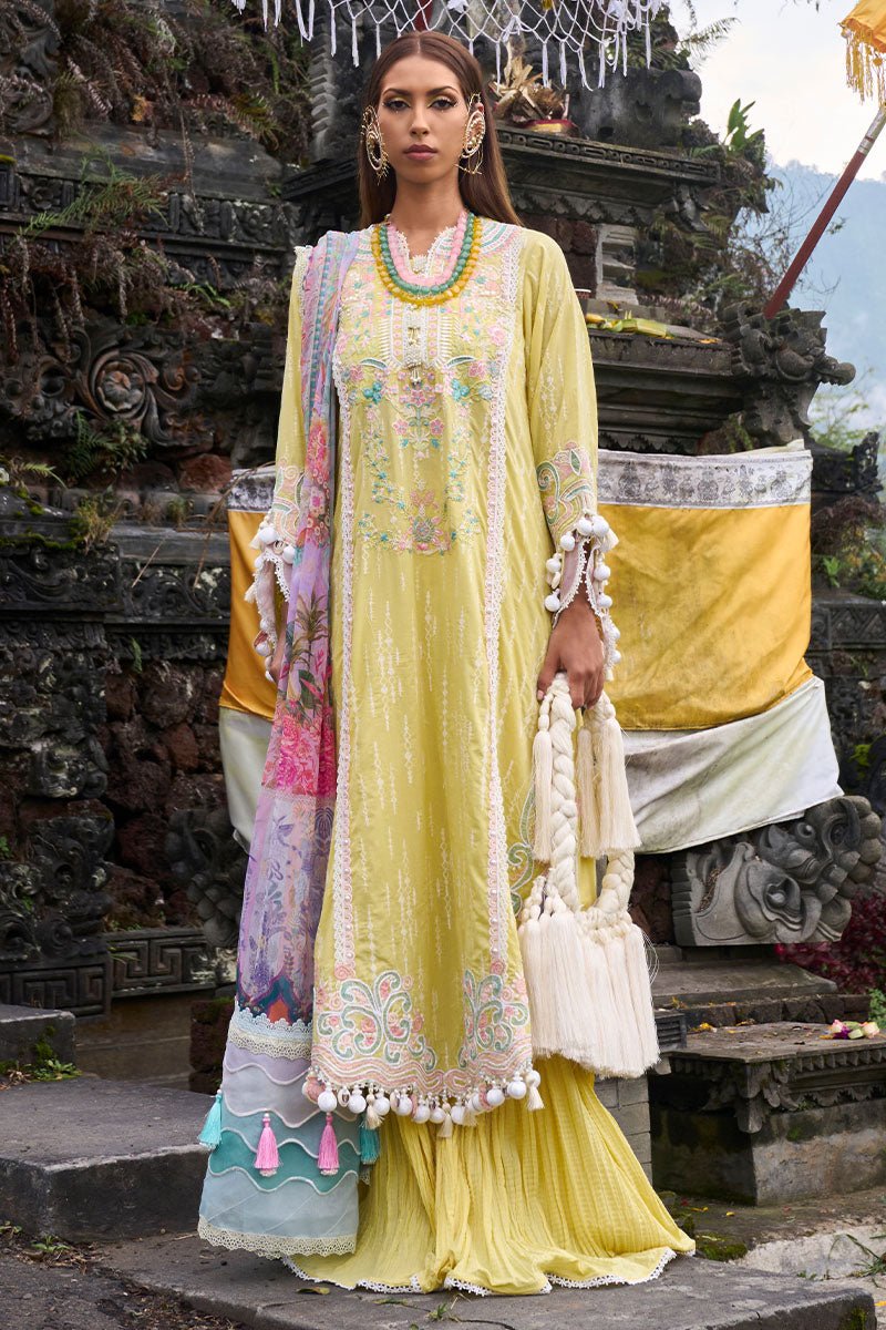 Ansab Jahangir | Zoha Lawn 24 | MARIGOLD - Pakistani Clothes - Hoorain Designer Wear