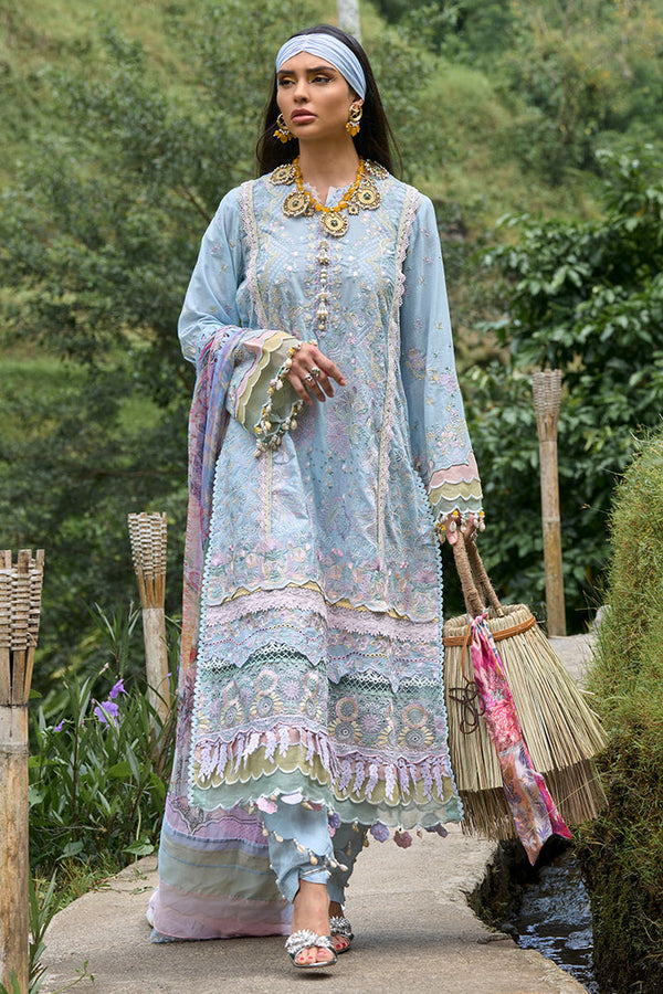 Ansab Jahangir | Zoha Lawn 24 | HELICONIA - Hoorain Designer Wear - Pakistani Ladies Branded Stitched Clothes in United Kingdom, United states, CA and Australia